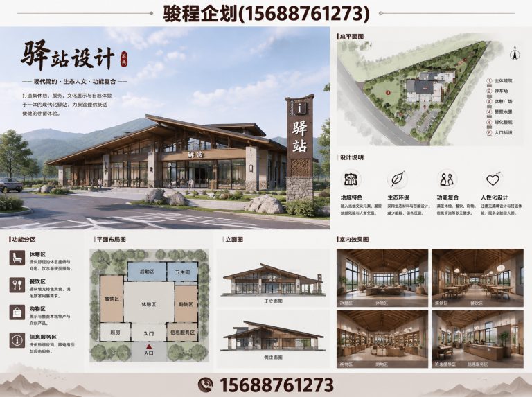 历城区驿站设计展示图